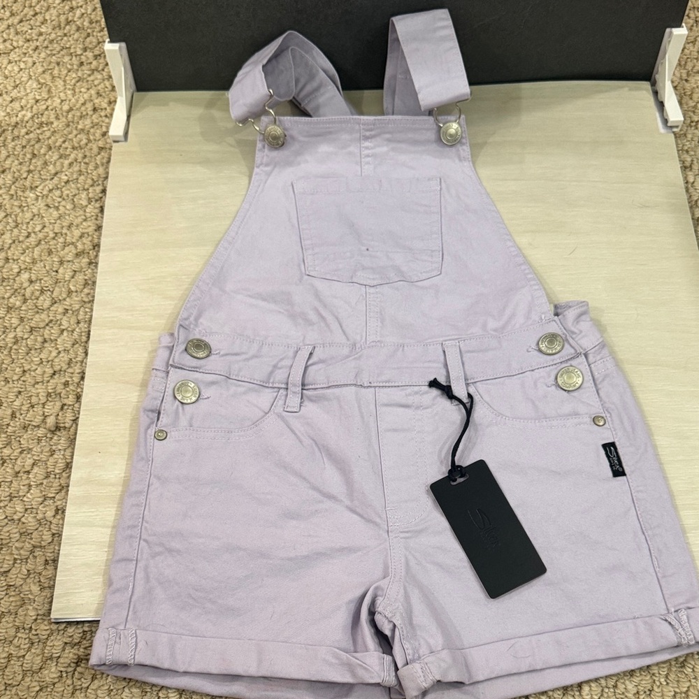 Silver Jeans Lavender girl's Short Overalls